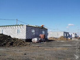 В Петропавловске начали строительство домов для пострадавших от паводков