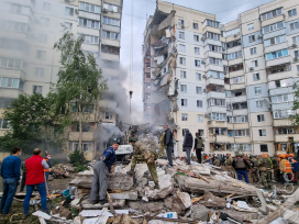 В Белгороде в результате взрыва частично обрушилась многоэтажка, погибли 15 человек