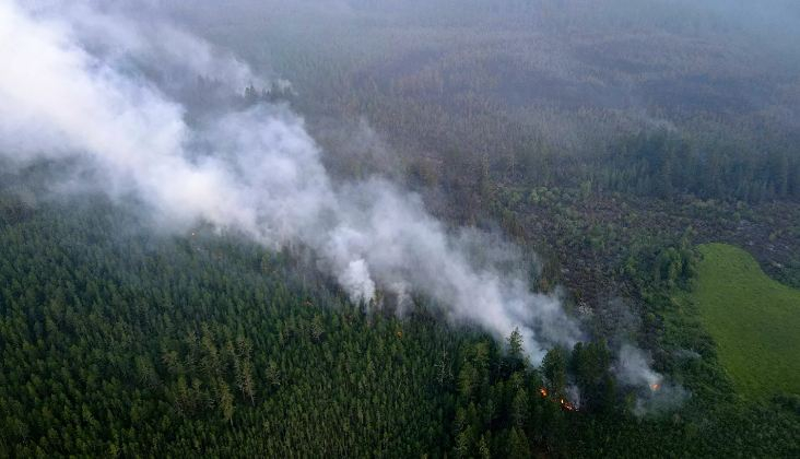 Дым от лесных пожаров в Якутии дошел до северо-восточных регионов Казахстана – «Казгидромет»