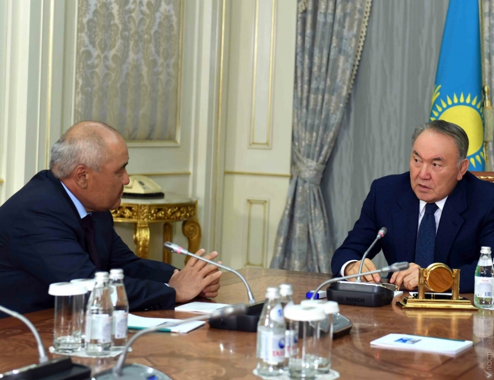 Назарбаев принял руководителей фонда «Самрук-Казына» и холдинга «Байтерек»