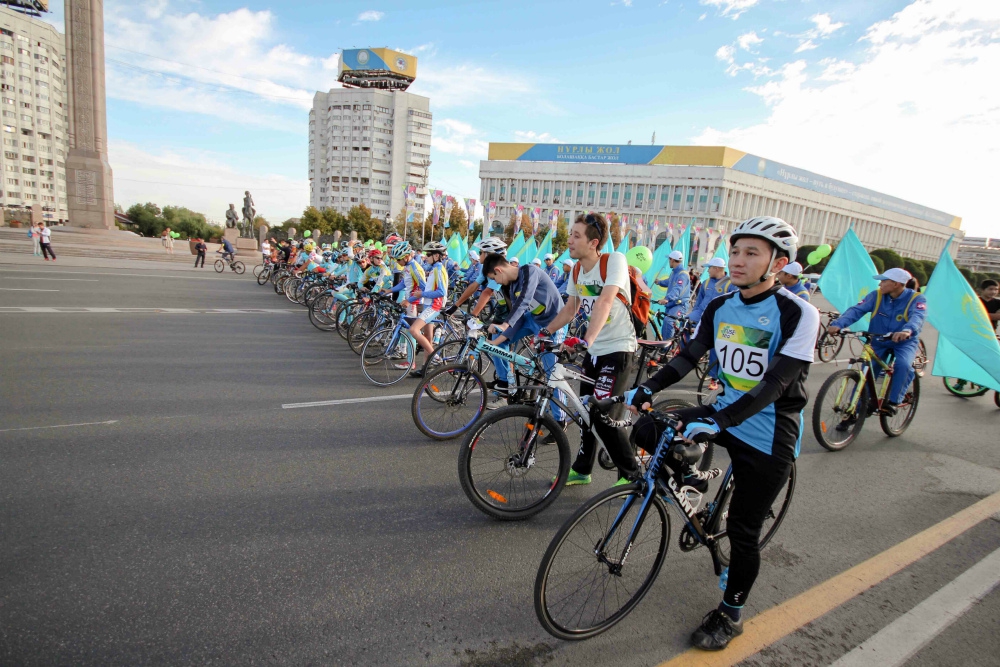 Велосипедный город: Последний велопробег лета в Алматы