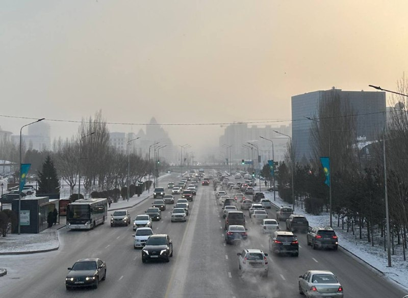 В нескольких городах Казахстана ожидается повышенный уровень загрязнения воздуха