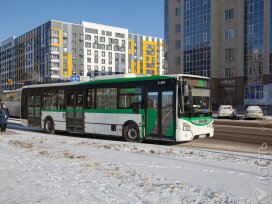 В Астане до 12 января сократят число автобусов на маршрутах