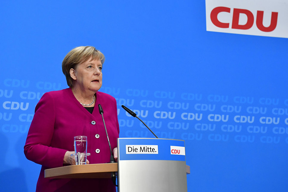 Меркель объявила об уходе с поста канцлера после 2021 года