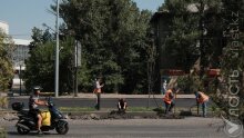При строительстве BRT на проспекте Райымбек батыра заменят только поврежденные бордюры – акимат