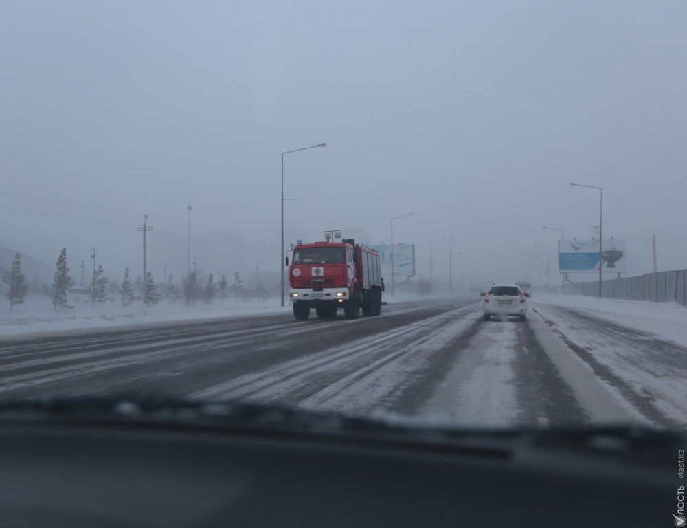 Из-за погодных условий на дорогах Казахстана за неделю погибли 39 человек