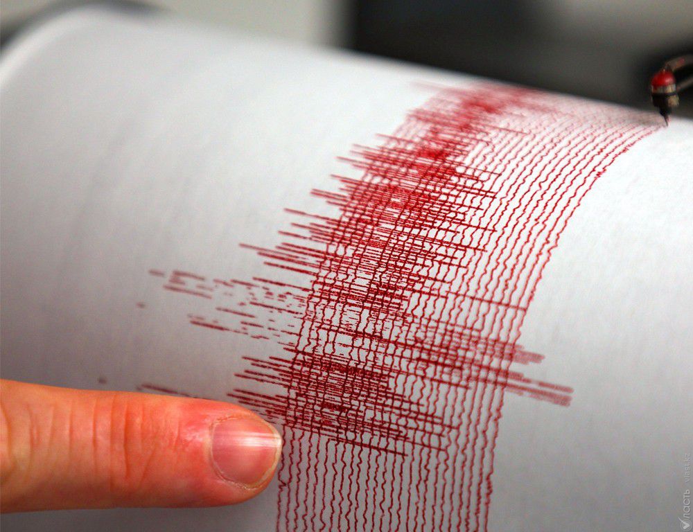 Землетрясение магнитудой 5,3 произошло в Казахстане 