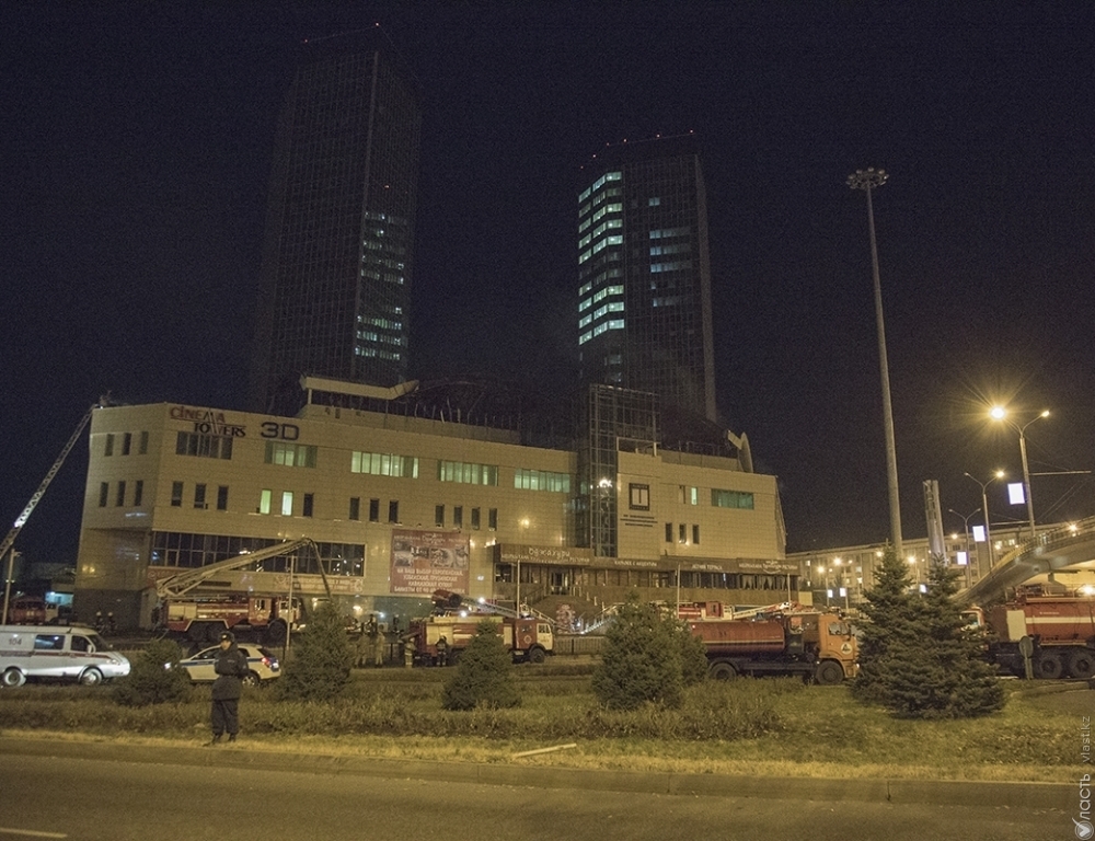 ​Полиция Алматы начала досудебное расследование по факту пожара в комплексе Almaty Towers