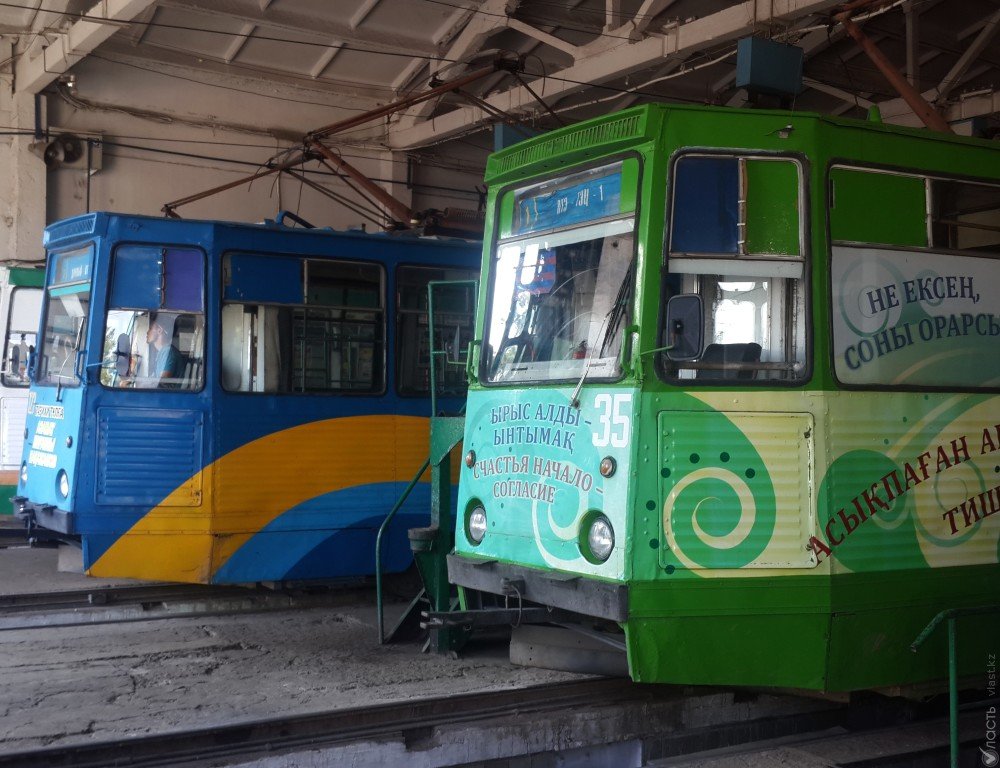 Трамвайный парк Усть-Каменогорска могут обесточить 
