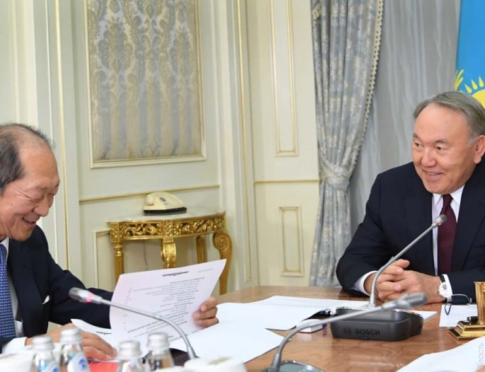 Президент «Назарбаев университета» Шигео Катсу доложил о работе вуза Нурсултану Назарбаеву