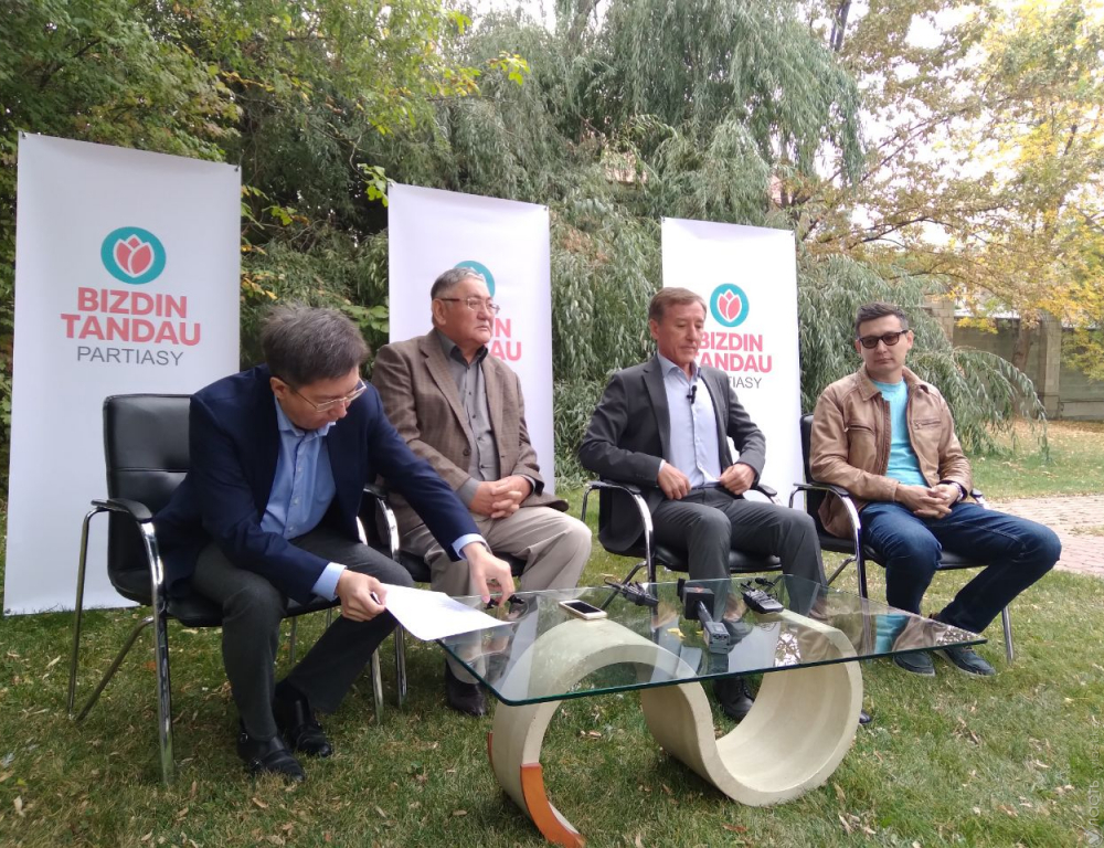 Партия Bizdin Tandau выступает против проведения президентских выборов