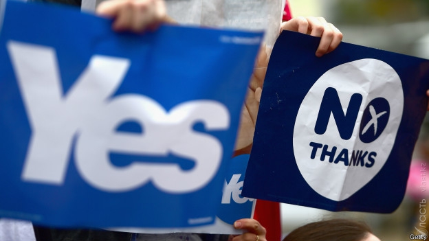 Шотландия проголосовала против независимости