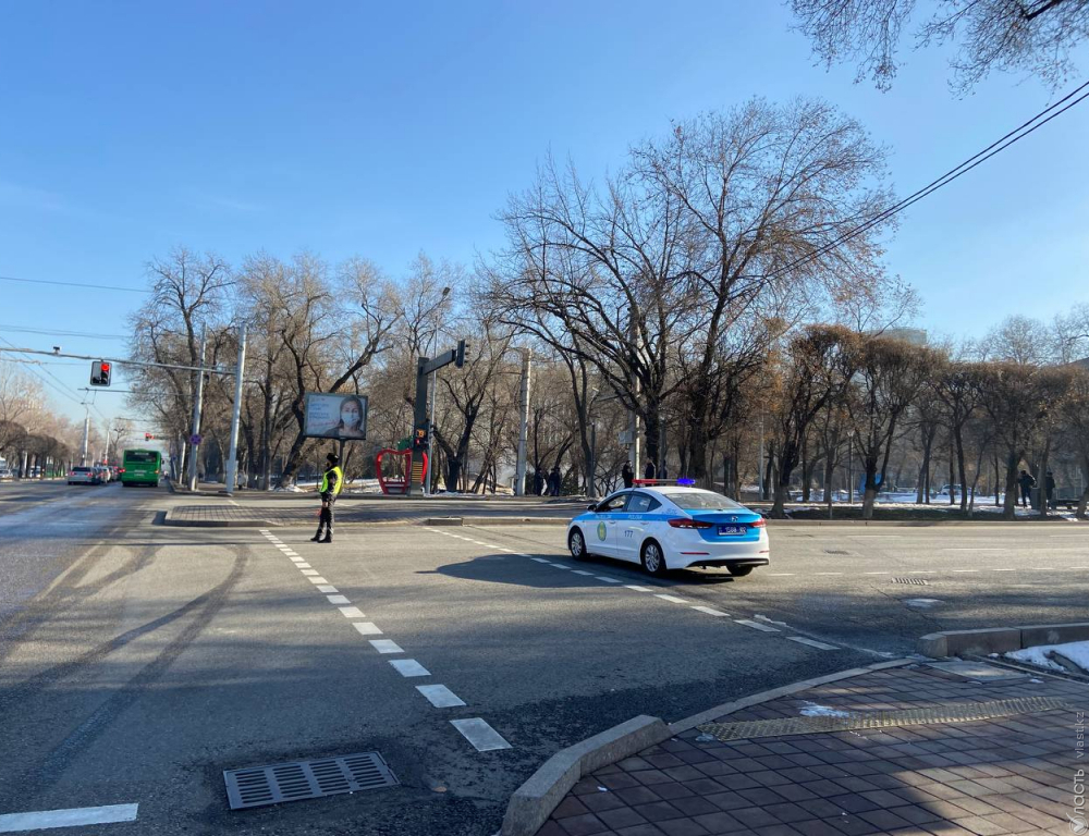 В Алматы вновь перекрыта площадь Республики и подходы к ней 