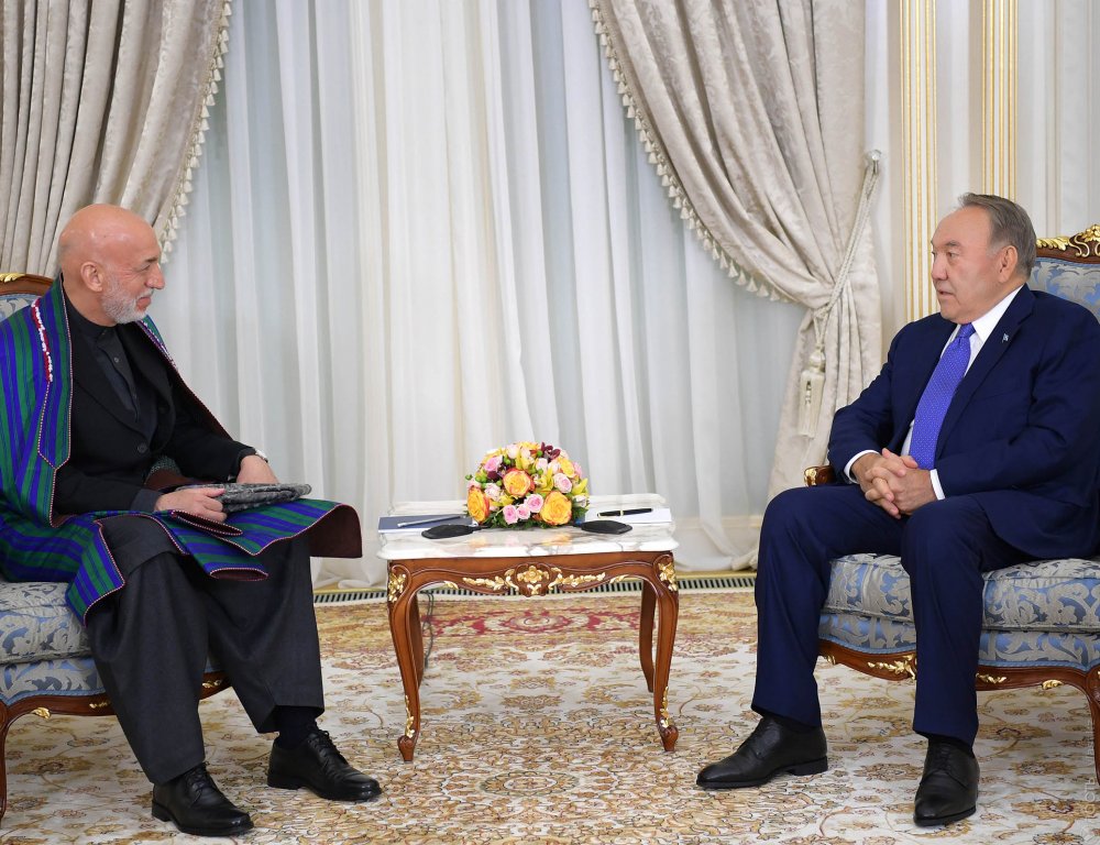 Назарбаев обсудил с Карзаем проблему конфликтующих сторон в Афганистане
