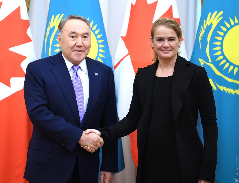 Назарбаев обсудил с генерал-губернатором Канады сотрудничество в сфере науки