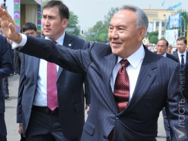 Назарбаев прибыл с рабочим визитом в Атырау
