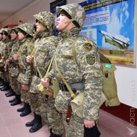 В Казахстане начался призыв военнообязанных на сборы 