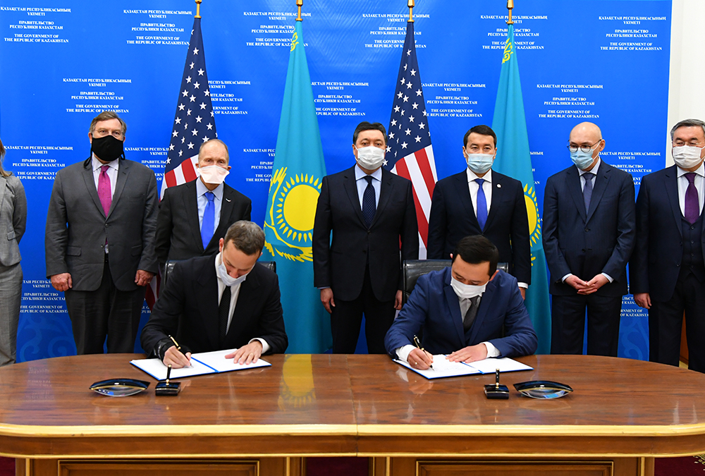 Казахстан и США подписали соглашение об инвестиционном сотрудничестве