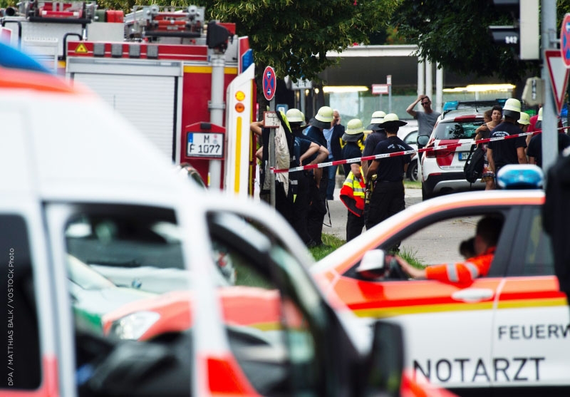 Стрельба в Мюнхене: девять погибших, нападавший застрелился  
