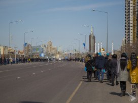 В Астане ограничено движение на нескольких автодорогах 