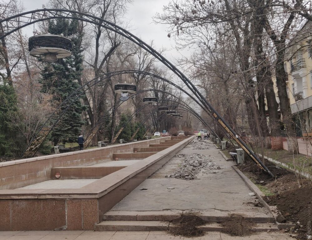 Улицу Байсеитовой в Алматы реконструируют от Сатпаева до Толе би