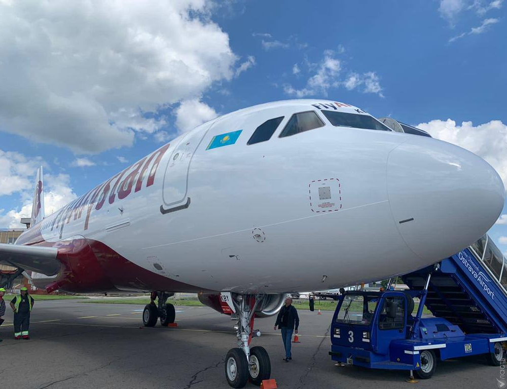 Парк FlyArystan пополнился самолетом Airbus A320