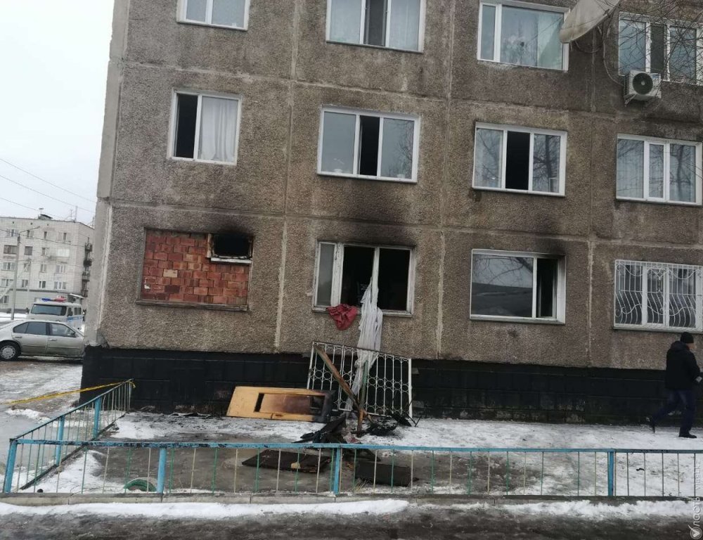 В полиции назвали причину взрыва в пятиэтажном доме Павлодара