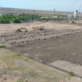 В Балхаше начали реконструкцию аэропорта