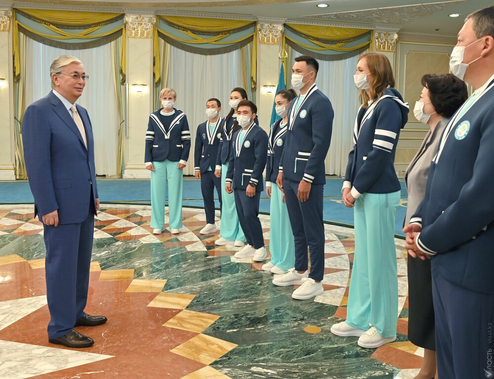 Токаев уверен, что на Олимпиаде в Токио казахстанские спортсмены покажут рекордные результаты 