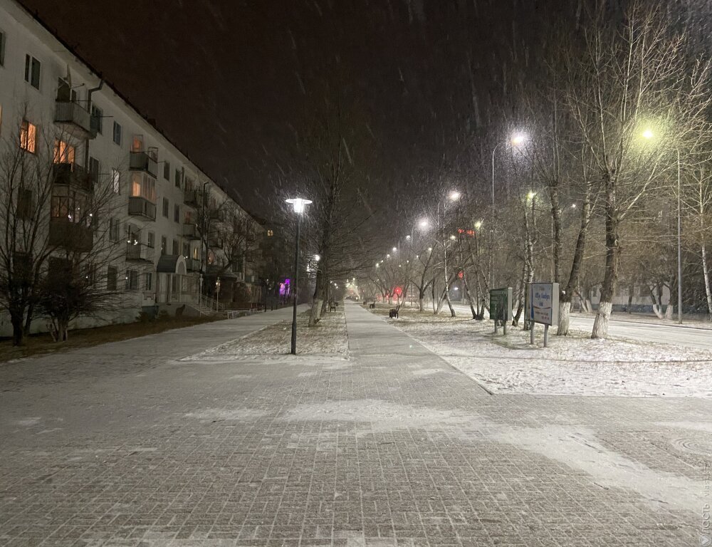 В выходные на западе и севере Казахстана ожидается снег