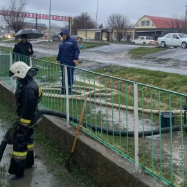 В Туркестанской области произошло подтопление частного сектора из-за дождей