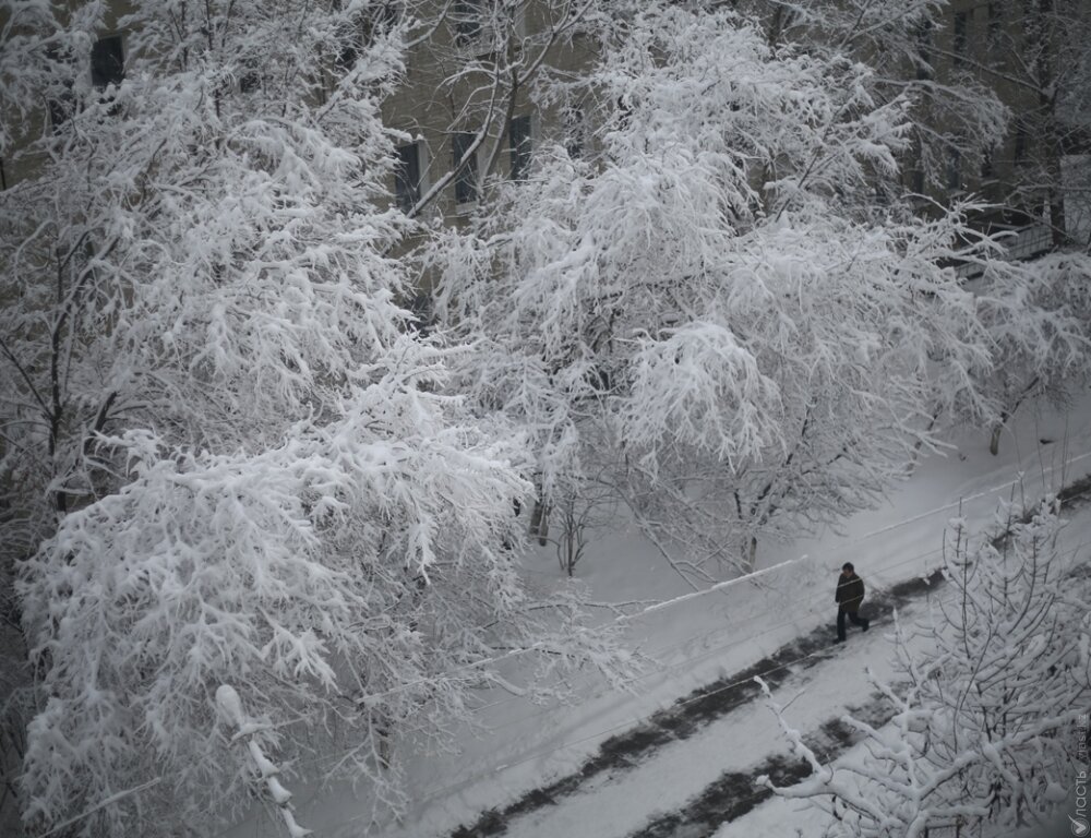 Морозная погода сохранится в Казахстане в ближайшие три дня