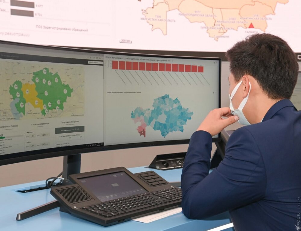 Токаев открыл в столице офис цифрового правительства