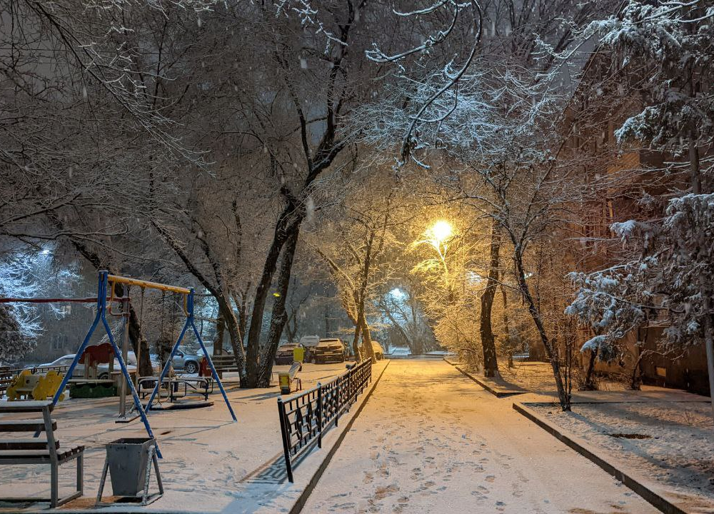 До -25°С ожидается на большей части Казахстана в ноябре