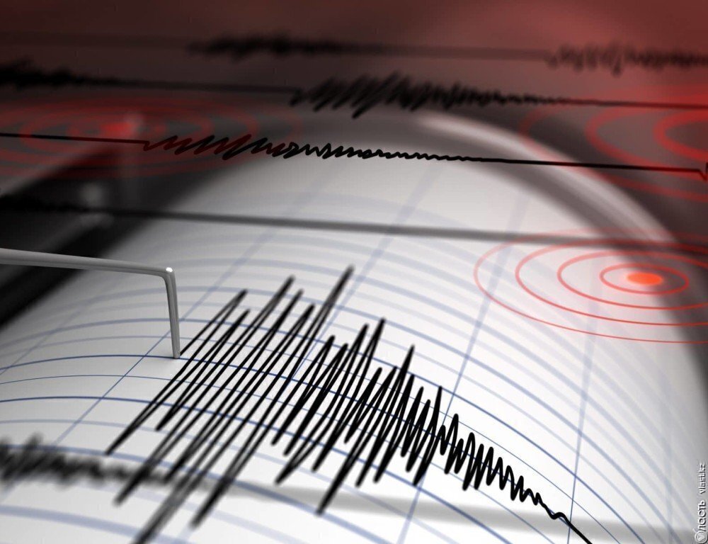Рядом с Текели произошло землетрясение магнитудой 4,6 