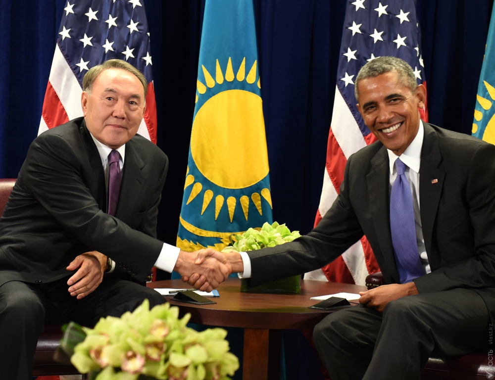 Назарбаев и Обама обсудили двусторонние отношения