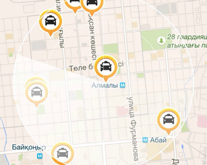 Приложение InDriver, на которое ранее поступали жалобы от таксопарков, работает в Казахстане с перебоями 