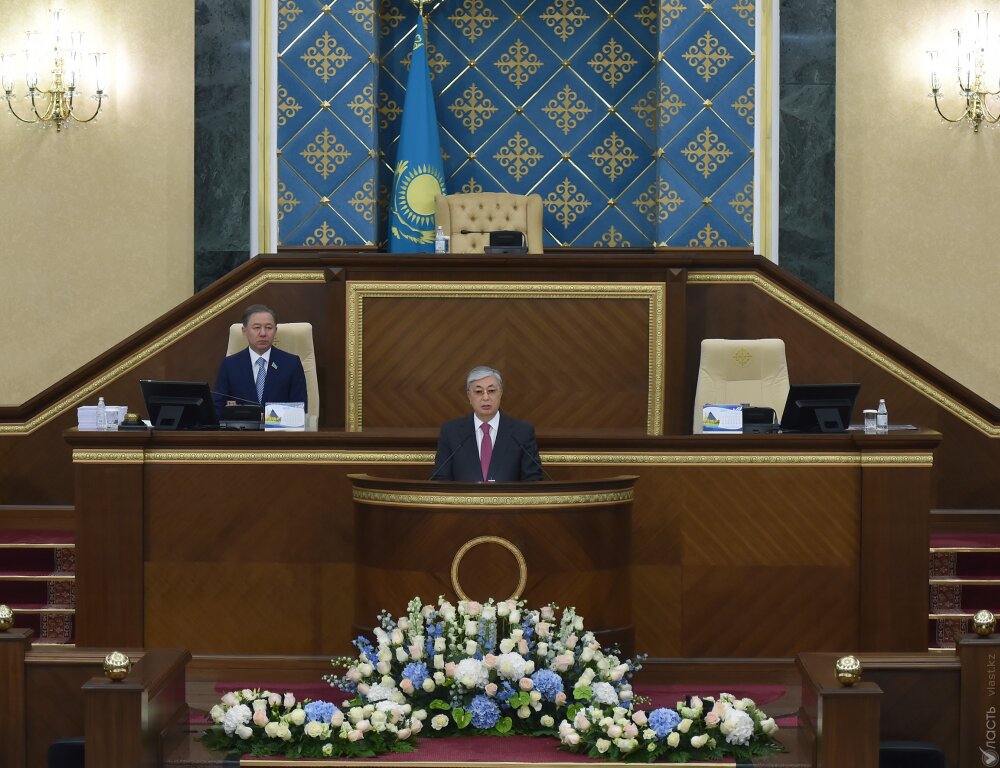 Токаев заявил о намерении «Нур Отана» вовлекать общество в процесс управления государством 