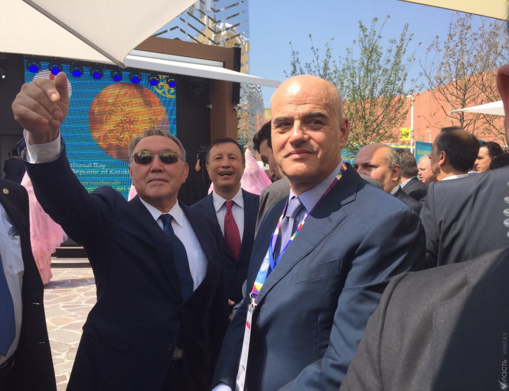 Президент Казахстана встретился с главой итальянской Eni