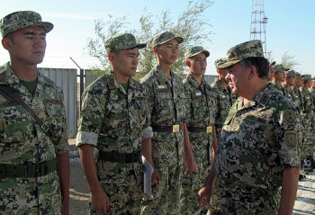 На казахстанско-узбекской границе открылась погранзастава «Дархан»