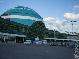Аэропорт Астаны закрыл прием рейсов из-за непогоды 