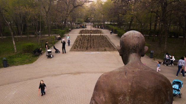 Вторым местом для проведения митингов в Алматы стал парк имени Ганди