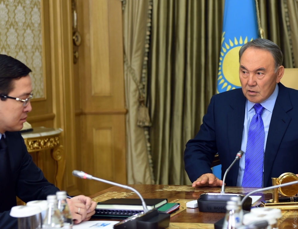 Акишев отчитался Назарбаеву о результатах работы финрынка