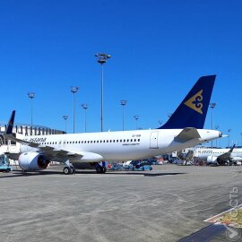 Air Astana получила новый самолет Airbus A320neo