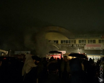 В Алматы произошло возгорание торгового центра ADEM