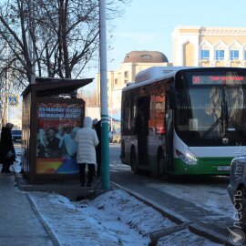 В Костанае из-за непогоды часть автобусов не вышла на маршруты 