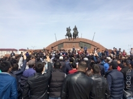 ​По факту митинга в Атырау уголовных дел не заводилось — ДВД 