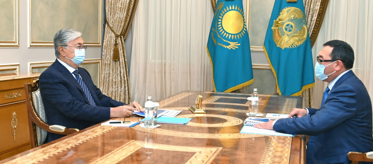 Султангазиев представил Токаеву проект плана стратегического развития Алматинской области