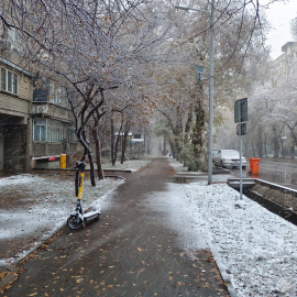В выходные в Казахстане ожидаются дожди, снег и гололед