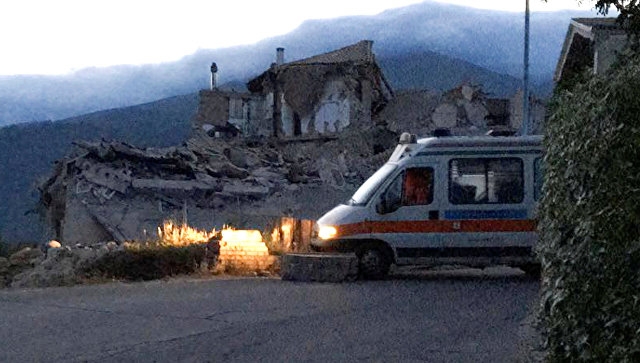Как минимум 14 человек погибли в результате землетрясения в Италии